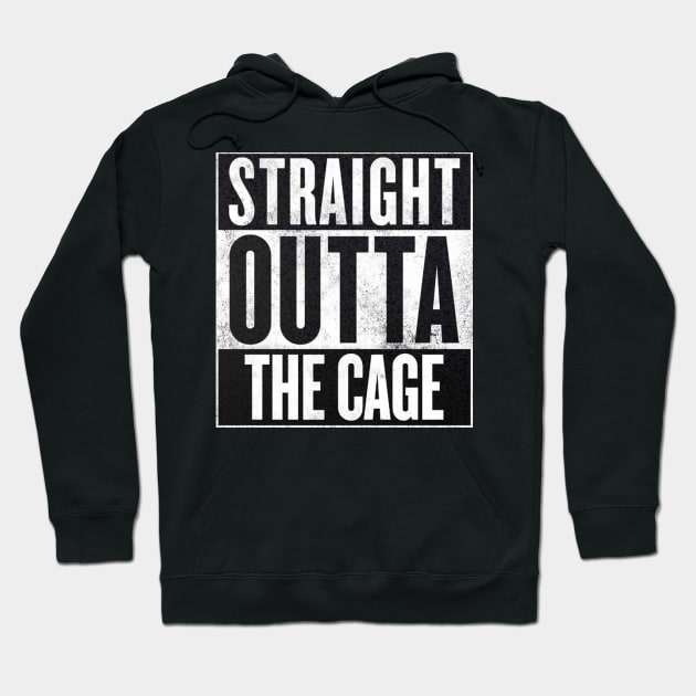 MMA - Straight Outta The Cage Hoodie by WiccanNerd